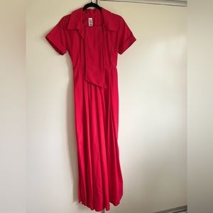 Russian designer hand made long dress